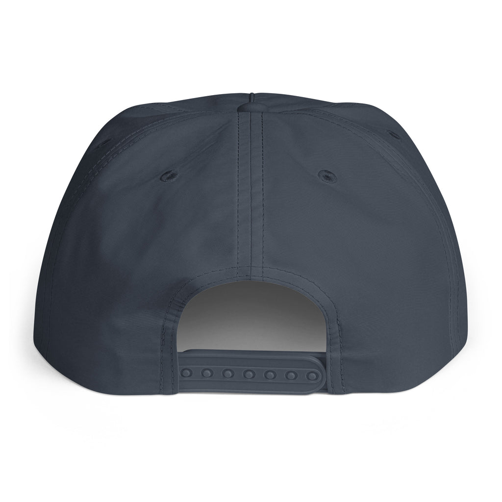 Materva Vintage Surf cap in petrol blue, back view