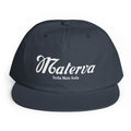 Materva Vintage Surf cap in petrol blue, front view