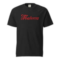 Vintage Materva Logo Tee in black, front view