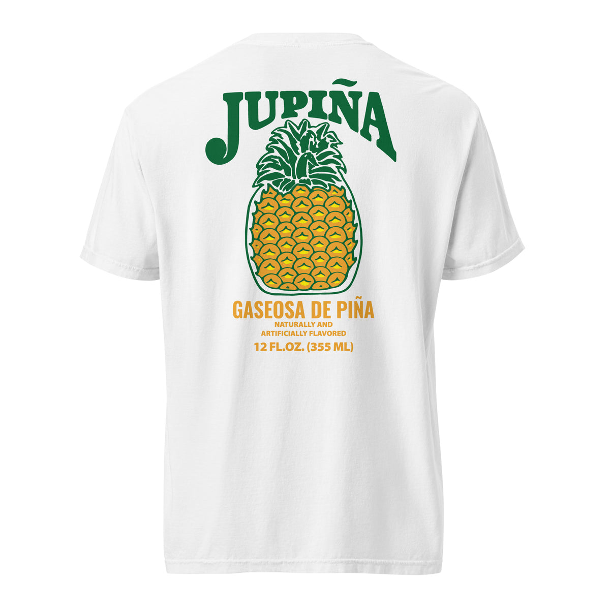 Classic Jupina Tee in white, back view
