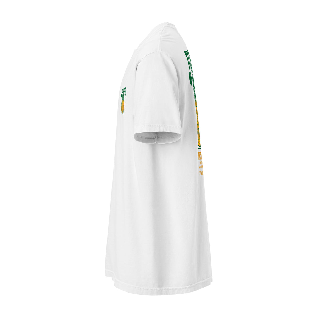 Classic Jupina Tee in white, left side view
