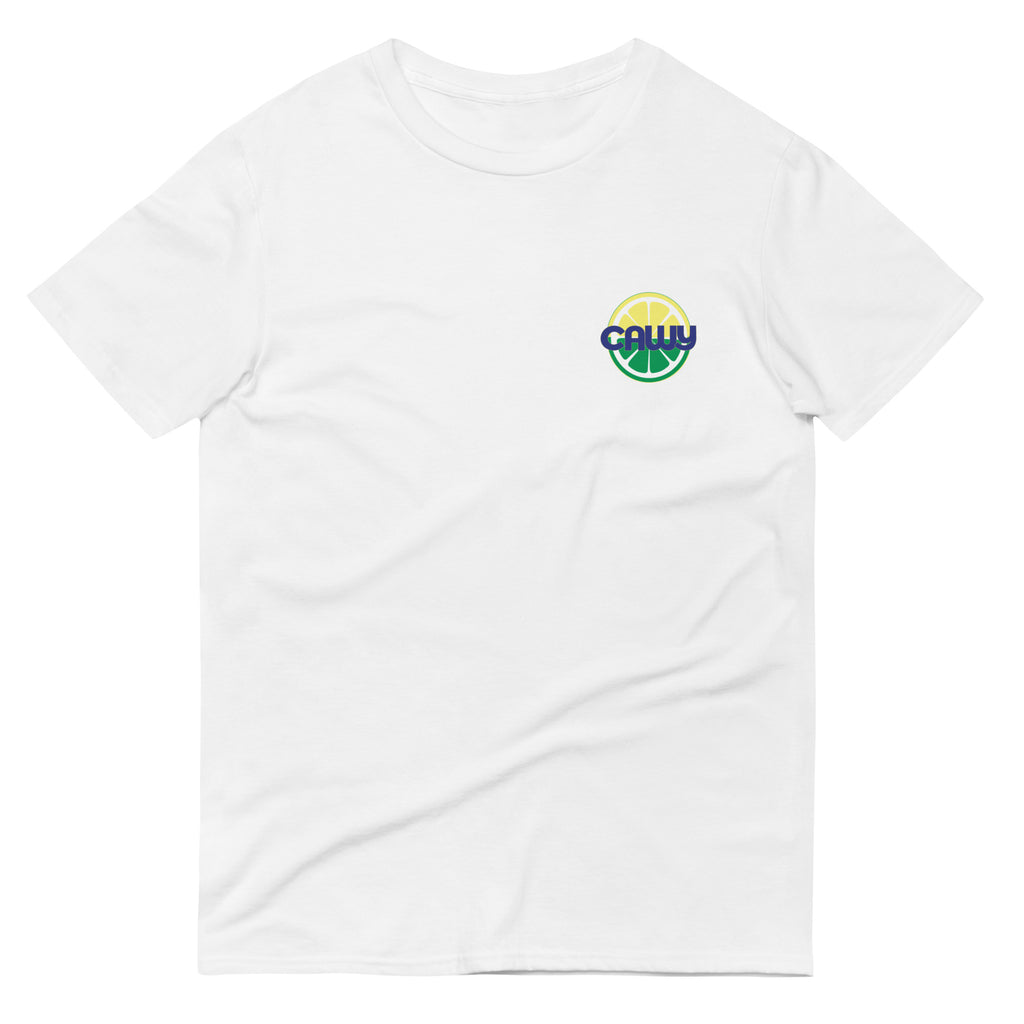 CAWY Short-Sleeve T-Shirt Gilden Lightweight in white, front view, alternate image 2