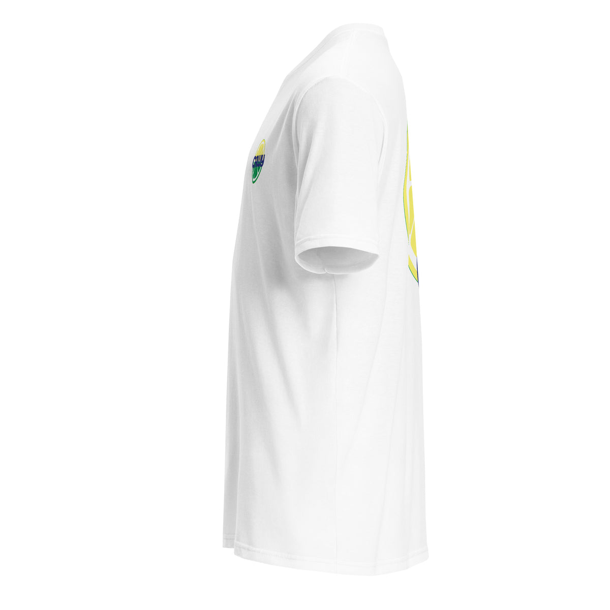 CAWY Short-Sleeve T-Shirt Gilden Lightweight in white, left side view