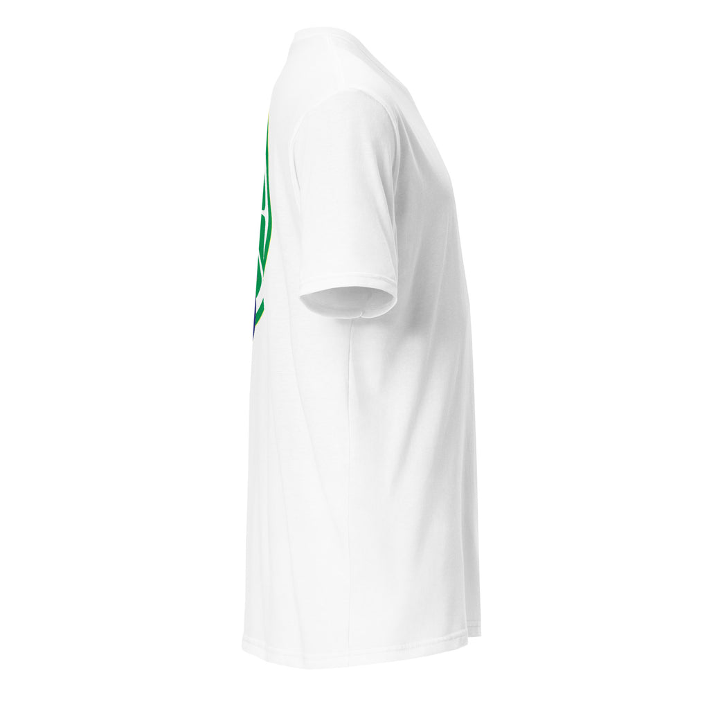 CAWY Short-Sleeve T-Shirt Gilden Lightweight in white, right side view
